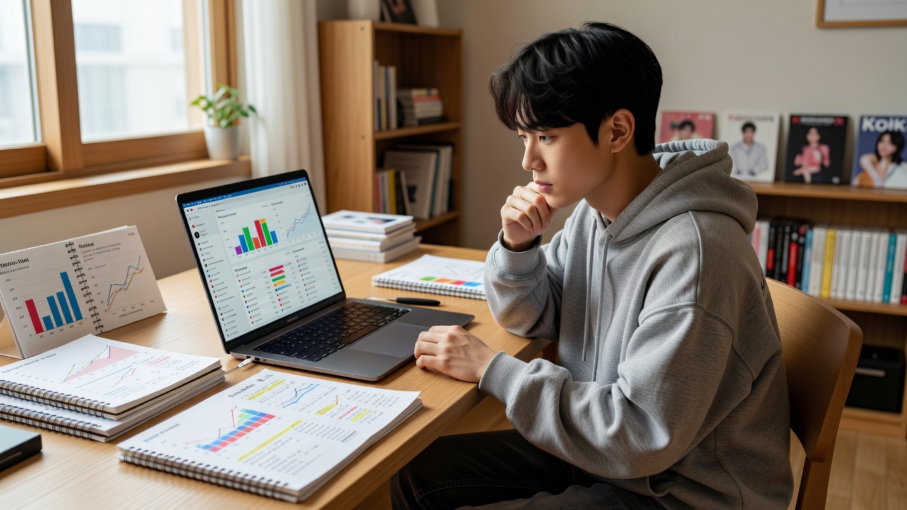 이번 주 트렌딩 곡 찾는 법 체크리스트 목차 이미지